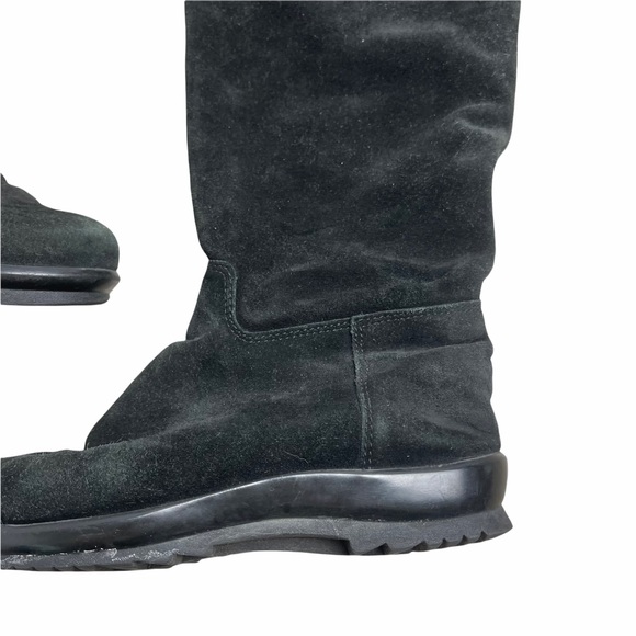 LA CANADIENNE Black Suede Over The Knee Boots 6.5 - Picture 3 of 12